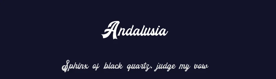 Andalusia by Budi Erlangga — Script Handwritten Font — thumbnail 2