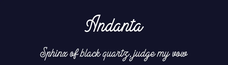 Andanta by Letterhend Studio — Script Handwritten Font — thumbnail 2