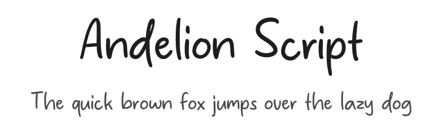 Andelion Script