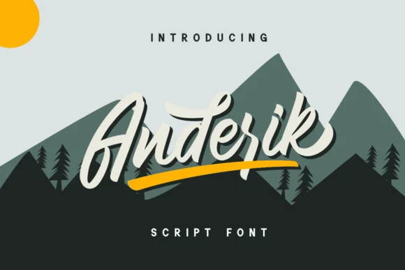 Anderik Font by GFRcreative — Script Handwritten Font