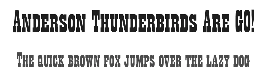 Anderson Thunderbirds Are GO!