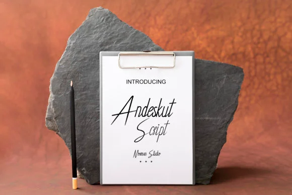 Andeskut Font by Rezastudio — Script Handwritten Font — thumbnail 3