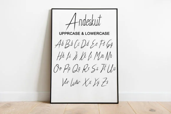 Andeskut Font by Rezastudio — Script Handwritten Font — thumbnail 4
