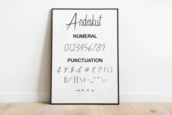 Andeskut Font by Rezastudio — Script Handwritten Font — thumbnail 7