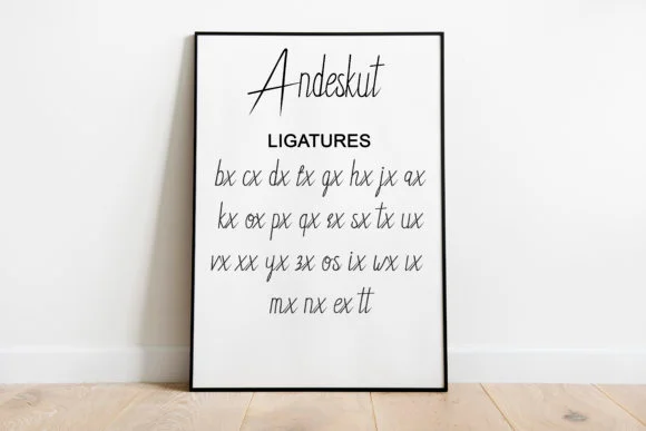 Andeskut Font by Rezastudio — Script Handwritten Font — thumbnail 8