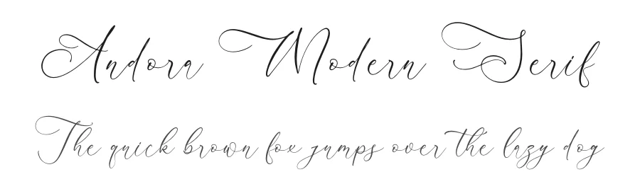 Andora Modern Serif by Storytype Studio — Serif Font