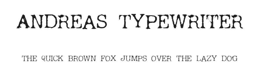 Andreas Typewriter