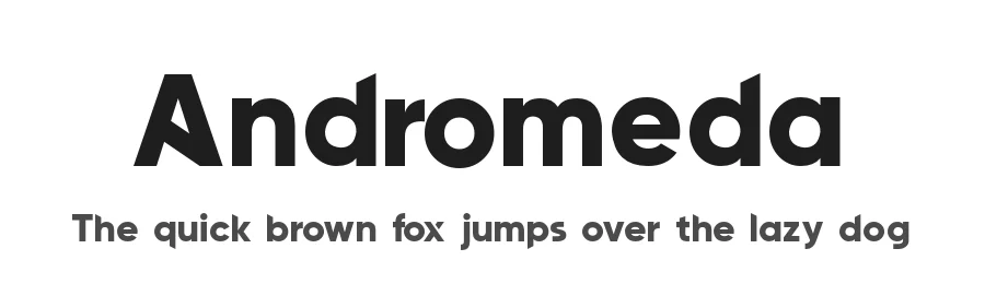 Andromeda by Creative Killer — Display Font