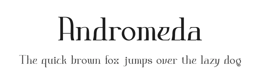 Andromeda by Absonstype Studio — Blackletter Font