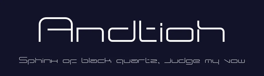 Andtioh by andfonts — Display Font — thumbnail 2