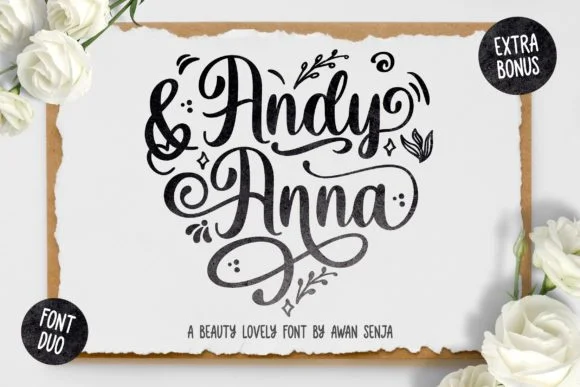 Andy & Anna Font by awansenja.type — Script Handwritten Font