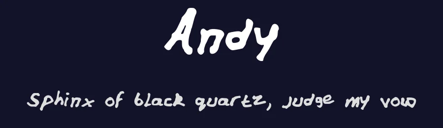 Andy by Anlody — Script Handwritten Font — thumbnail 2