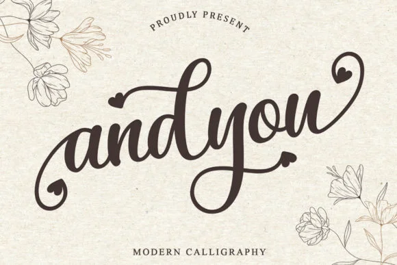 Andyou Font by Sakha Design — Script Handwritten Font