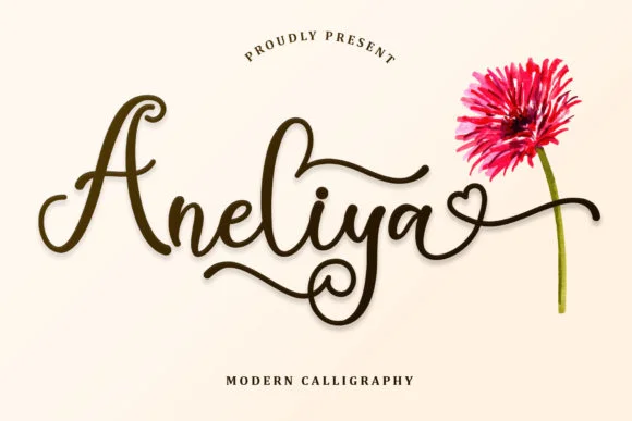 Aneliya Font by Sakha Design — Script Handwritten Font