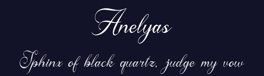 Anelyas by Denustudios — Script Handwritten Font — thumbnail 2