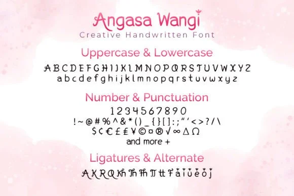 Angasa Wangi Font by LudraDesign — Script Handwritten Font — thumbnail 2