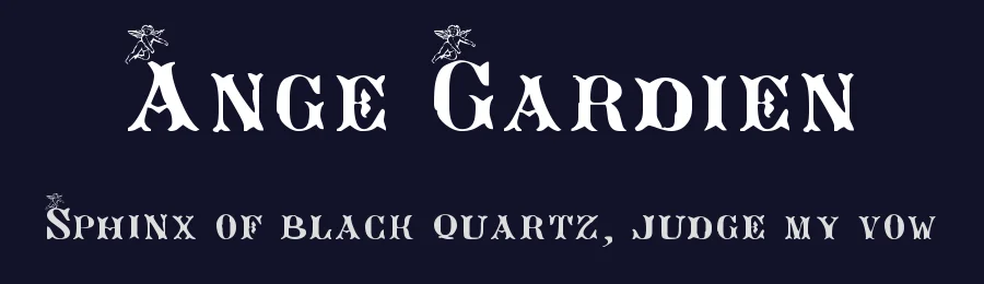 Ange Gardien by Michel Bujardet — Decorative Font — thumbnail 2