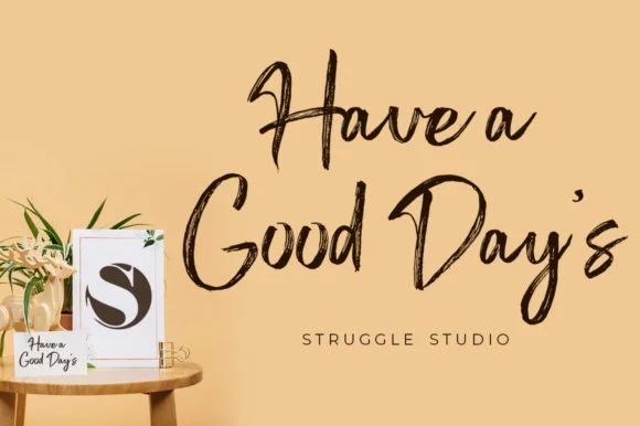 Angel Boos Font by Struggle Studio — Script Handwritten Font — thumbnail 6