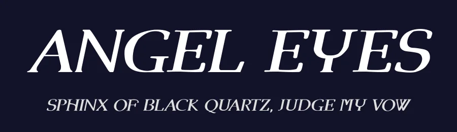 Angel Eyes by Joseph Dawson — Sans Serif Font — thumbnail 2