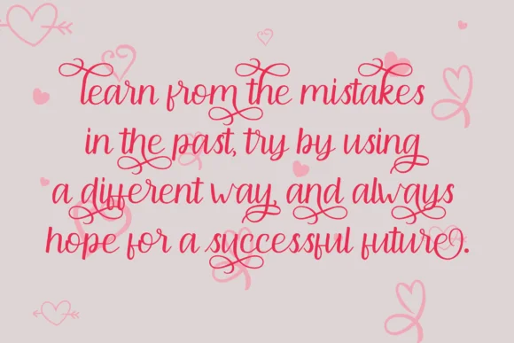 Angela Heart Font by ahweproject — Script Handwritten Font — thumbnail 8