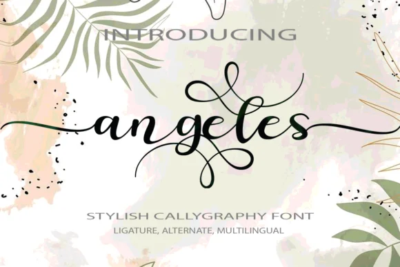 Angeles Font by WinType — Script Handwritten Font