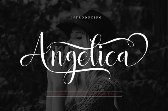 Angelica Font by Amarlettering by Amarlettering — Script Handwritten Font