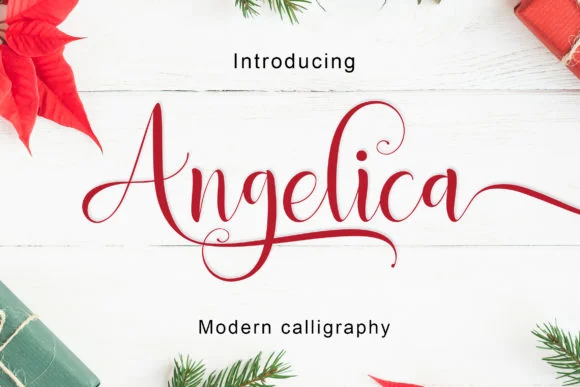 Angelica Font by Amarlettering by Amarlettering — Script Handwritten Font — thumbnail 2