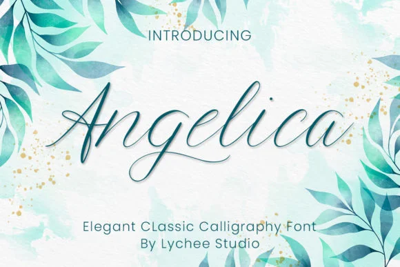 Angelica Font by Elroy Digital Studio by Elroy Digital Studio — Script Handwritten Font