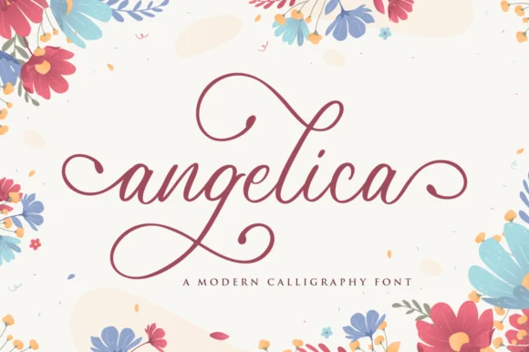 Angelica Font by NissaStudio by NissaStudio — Script Handwritten Font