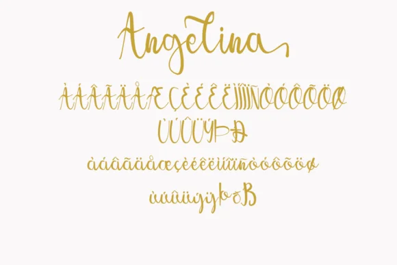 Angelina Font by Muksal Creative by Muksal Creative — Script Handwritten Font — thumbnail 9