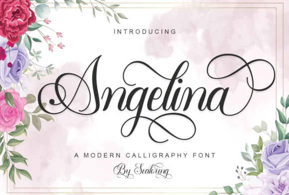 Angelina Font by Sealoung by Sealoung — Script Handwritten Font