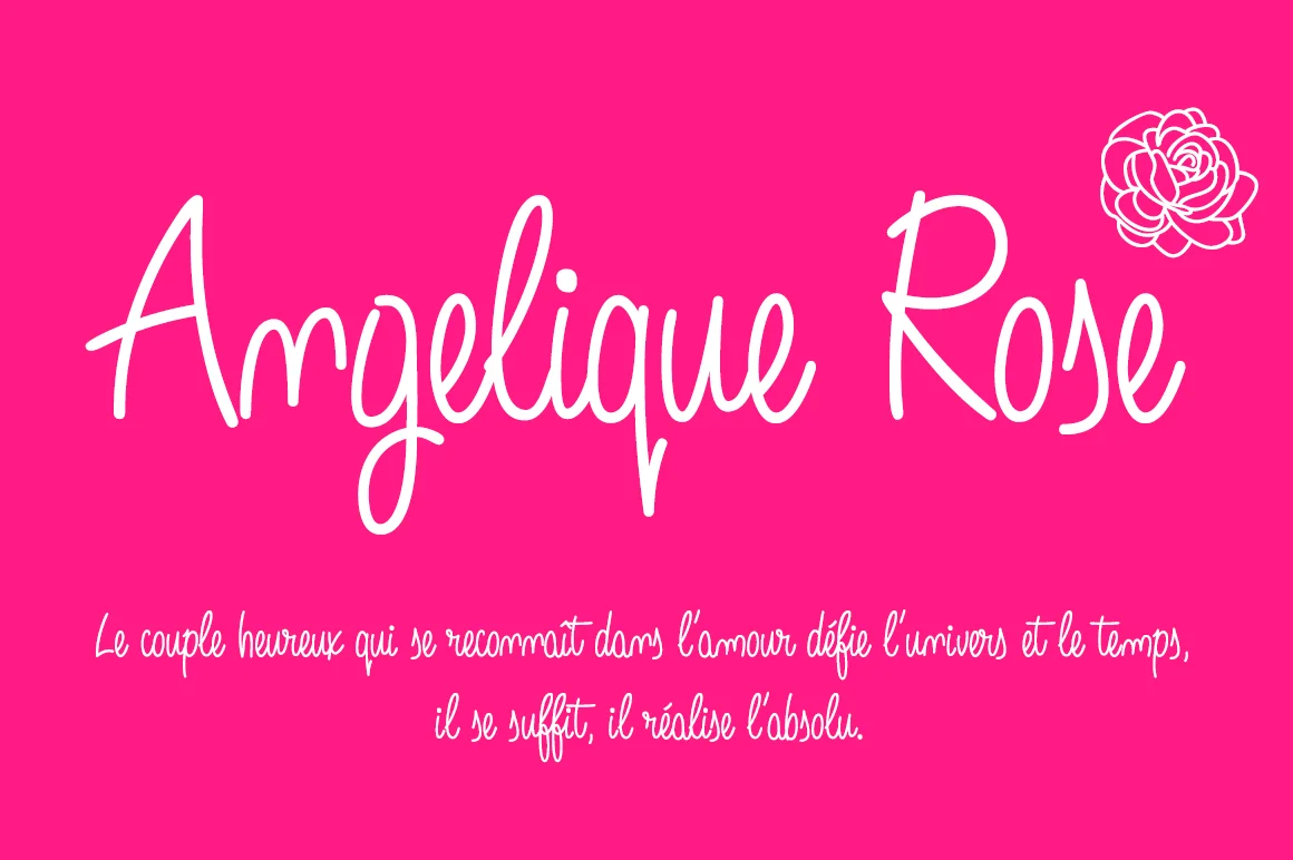 Angelique Rose Font by Fernando Haro — Script Handwritten Font — thumbnail 3