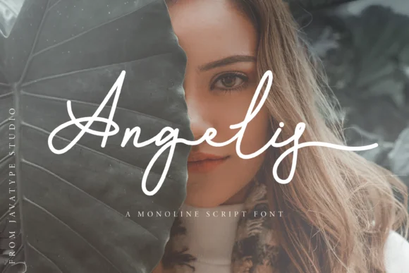 Angelis Font by javatypestd — Script Handwritten Font