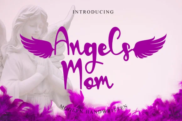 Angels Mom Font by Arkrist Letter Studio — Script Handwritten Font