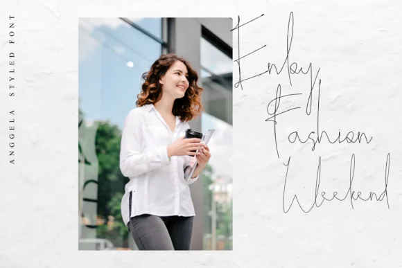 Anggela Styled Font by Muksal Creative — Script Handwritten Font — thumbnail 3