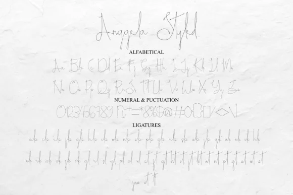 Anggela Styled Font by Muksal Creative — Script Handwritten Font — thumbnail 5