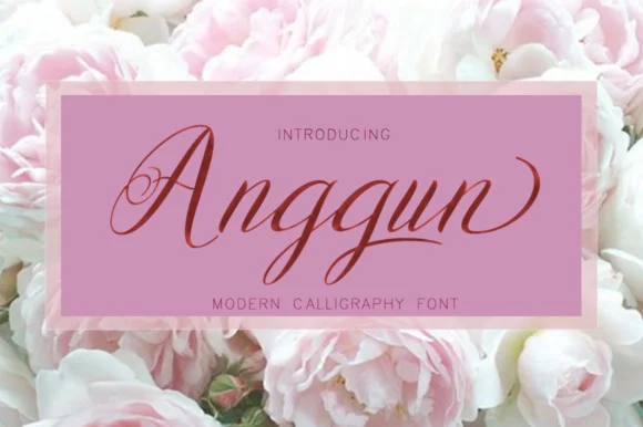 Anggun Script Font by Stellar Studio — Script Handwritten Font