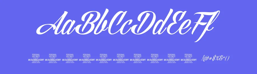 Angilla Script by Måns Grebäck — Script Handwritten Font — thumbnail 3