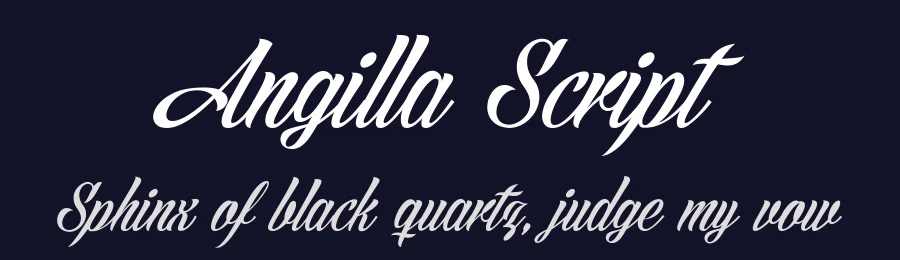 Angilla Script by Måns Grebäck — Script Handwritten Font — thumbnail 2