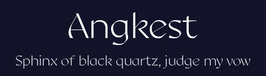 Angkest by Moka Type Studio — Sans Serif Font — thumbnail 2