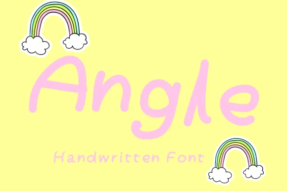 Angle Font by KateType β Script Handwritten Font
