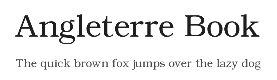 Angleterre Book by Digital Graphic Labs — Serif Font