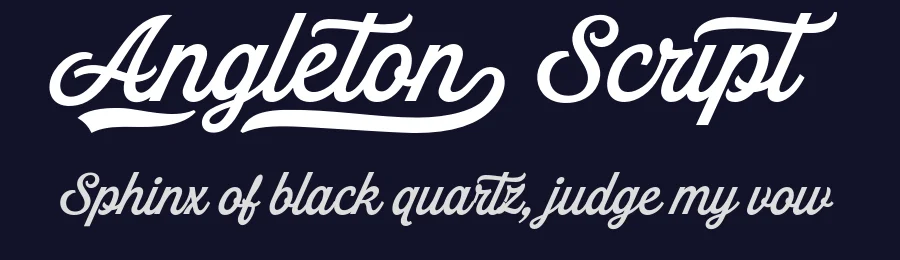 Angleton Script by Måns Grebäck — Script Handwritten Font — thumbnail 2