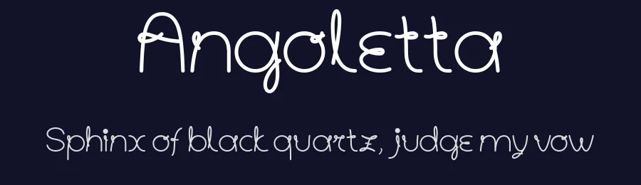 Angoletta by Raptus (creativi) — Script Handwritten Font — thumbnail 2