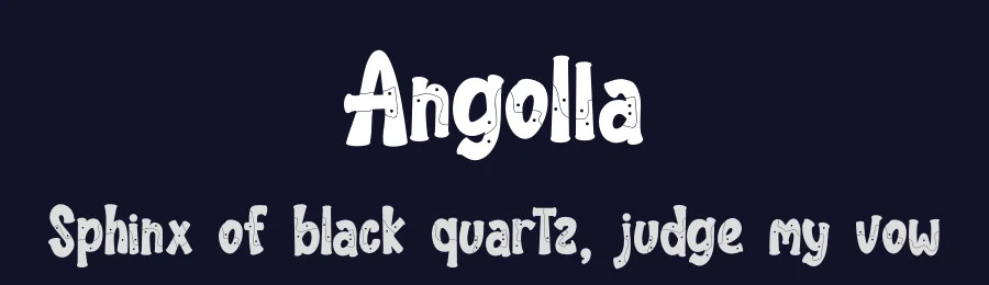 Angolla by Letterafa Studio — Decorative Font — thumbnail 2