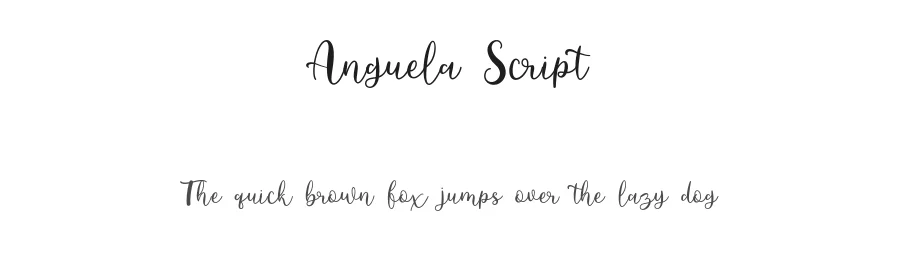 Anguela Script