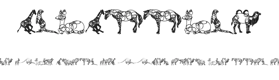 Animaline by weknow β Dingbats Font