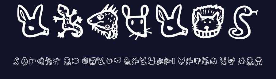Animals by Squid Squid — Dingbats Font — thumbnail 2