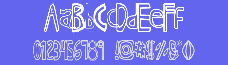 Anime I by Jules Ismail — Decorative Font — thumbnail 3