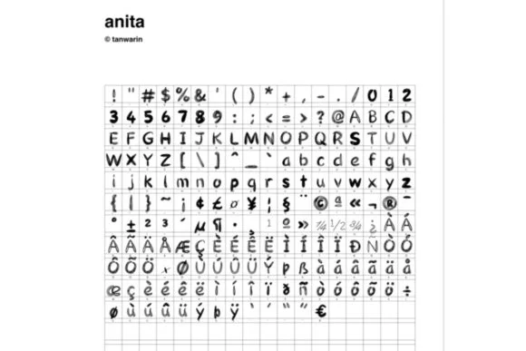 Anita Font by Temtemdesign by Temtemdesign — Script Handwritten Font — thumbnail 3